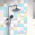 Kitchen Wall Tile Peel and Stick Wallpaper Waterproof Anti-oil Wallpaper Light Blue Clearhalo 'Flooring 'Home Improvement' 'home_improvement' 'home_improvement_peel_stick_blacksplash' 'Peel & Stick Backsplash Tile' 'peel_stick_blacksplash' 'Walls & Ceilings' Walls and Ceiling' 6835519