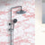 Kitchen Wall Tile Peel and Stick Wallpaper Waterproof Anti-oil Wallpaper Pink-White Clearhalo 'Flooring 'Home Improvement' 'home_improvement' 'home_improvement_peel_stick_blacksplash' 'Peel & Stick Backsplash Tile' 'peel_stick_blacksplash' 'Walls & Ceilings' Walls and Ceiling' 6835522