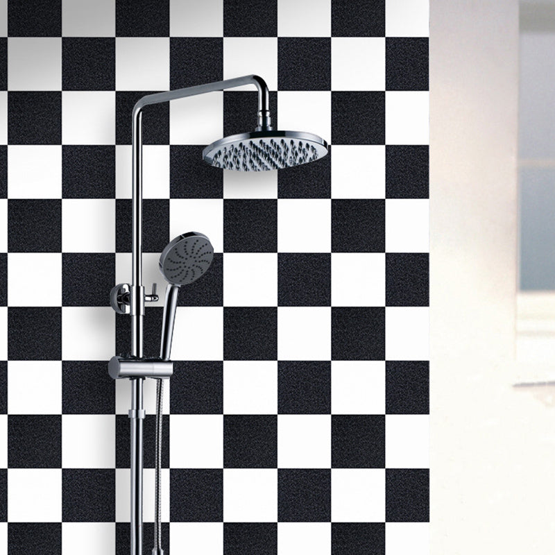 Kitchen Wall Tile Peel and Stick Wallpaper Waterproof Anti-oil Wallpaper Black White Clearhalo 'Flooring 'Home Improvement' 'home_improvement' 'home_improvement_peel_stick_blacksplash' 'Peel & Stick Backsplash Tile' 'peel_stick_blacksplash' 'Walls & Ceilings' Walls and Ceiling' 6835526