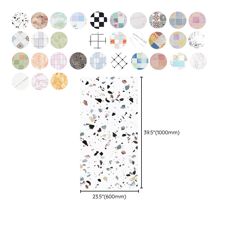 Kitchen Wall Tile Peel and Stick Wallpaper Waterproof Anti-oil Wallpaper Clearhalo 'Flooring 'Home Improvement' 'home_improvement' 'home_improvement_peel_stick_blacksplash' 'Peel & Stick Backsplash Tile' 'peel_stick_blacksplash' 'Walls & Ceilings' Walls and Ceiling' 6835528