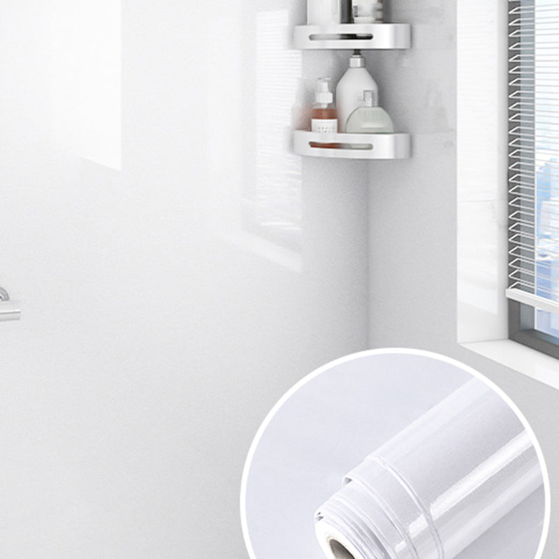 Modern Waterproof Single Tile Peel and Stick Backsplash Tile for Bathroom Gloss White Clearhalo 'Flooring 'Home Improvement' 'home_improvement' 'home_improvement_peel_stick_blacksplash' 'Peel & Stick Backsplash Tile' 'peel_stick_blacksplash' 'Walls & Ceilings' Walls and Ceiling' 6835561