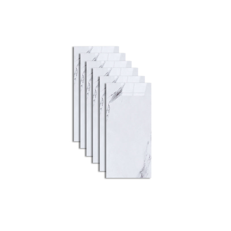 Modern Single Tile Peel and Stick Waterproof Backsplash Tile for Bathroom White Clearhalo 'Flooring 'Home Improvement' 'home_improvement' 'home_improvement_peel_stick_blacksplash' 'Peel & Stick Backsplash Tile' 'peel_stick_blacksplash' 'Walls & Ceilings' Walls and Ceiling' 6835619