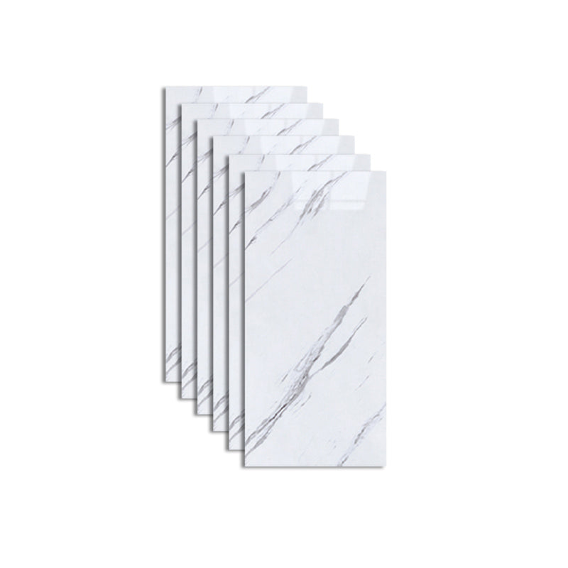 Modern Single Tile Peel and Stick Waterproof Backsplash Tile for Bathroom Gray-White Clearhalo 'Flooring 'Home Improvement' 'home_improvement' 'home_improvement_peel_stick_blacksplash' 'Peel & Stick Backsplash Tile' 'peel_stick_blacksplash' 'Walls & Ceilings' Walls and Ceiling' 6835620