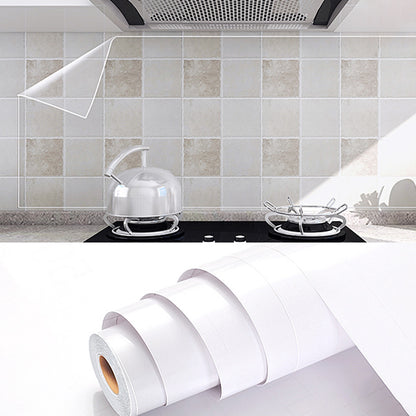 Modern Subway Tile Smooth Peel and Stick Backsplash Tile for Kitchen Khaki Clearhalo 'Flooring 'Home Improvement' 'home_improvement' 'home_improvement_peel_stick_blacksplash' 'Peel & Stick Backsplash Tile' 'peel_stick_blacksplash' 'Walls & Ceilings' Walls and Ceiling' 6835630