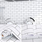 Modern Kitchen Backsplash Wallpaper Plaid Print Peel and Stick Backsplash Tile White 1181"L x 24"W Clearhalo 'Flooring 'Home Improvement' 'home_improvement' 'home_improvement_peel_stick_blacksplash' 'Peel & Stick Backsplash Tile' 'peel_stick_blacksplash' 'Walls & Ceilings' Walls and Ceiling' 6835672
