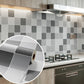 Modern Kitchen Backsplash Wallpaper Peel and Stick Backsplash Tile Grey Clearhalo 'Flooring 'Home Improvement' 'home_improvement' 'home_improvement_peel_stick_blacksplash' 'Peel & Stick Backsplash Tile' 'peel_stick_blacksplash' 'Walls & Ceilings' Walls and Ceiling' 6835706
