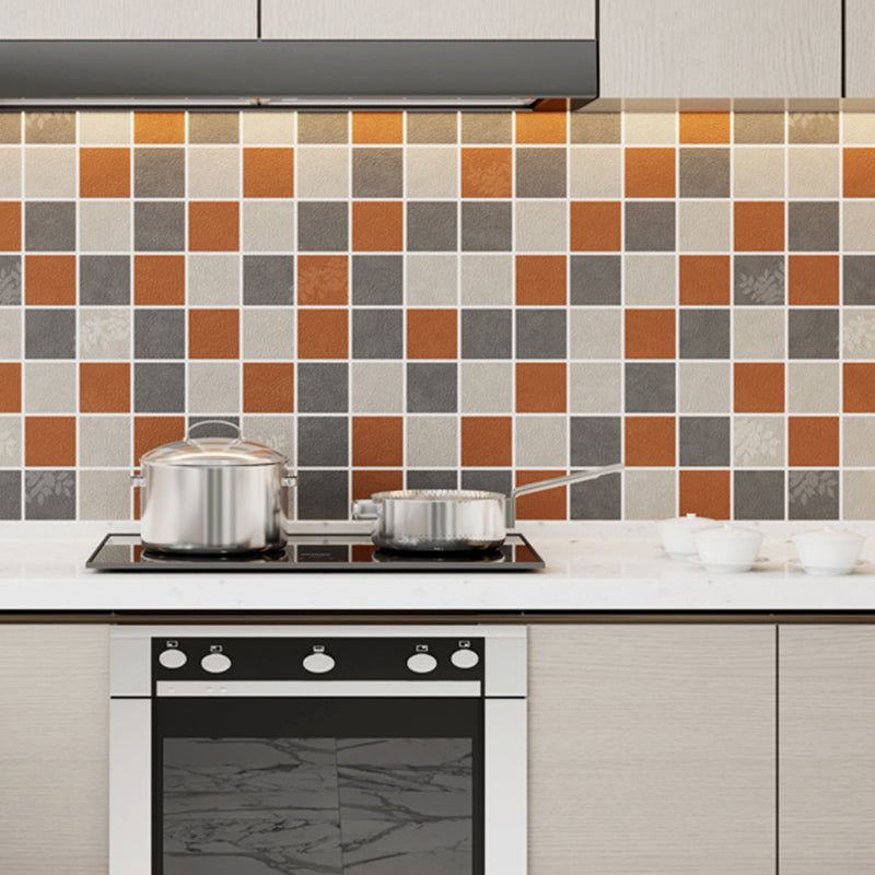 Modern Kitchen Backsplash Wallpaper Peel and Stick Backsplash Tile Clearhalo 'Flooring 'Home Improvement' 'home_improvement' 'home_improvement_peel_stick_blacksplash' 'Peel & Stick Backsplash Tile' 'peel_stick_blacksplash' 'Walls & Ceilings' Walls and Ceiling' 6835716