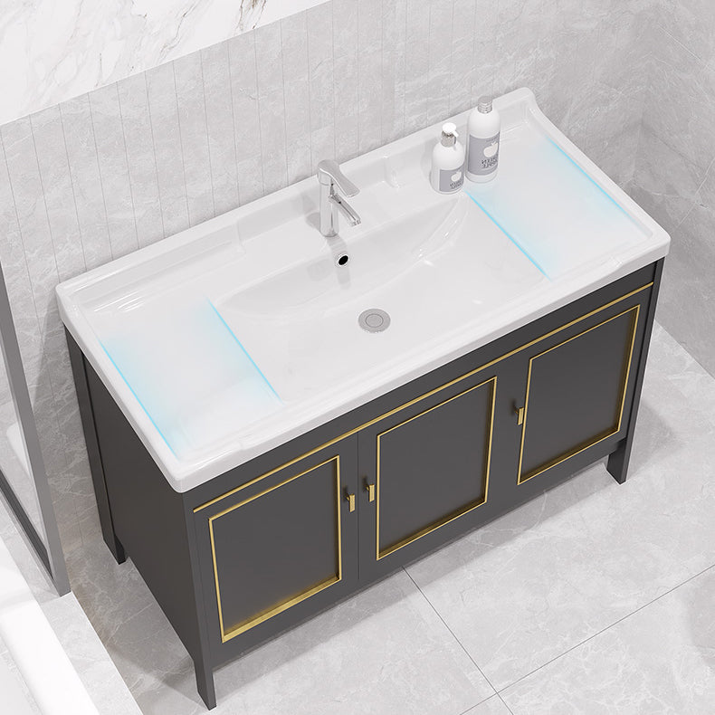 Gorgeous Bath Vanity Wall Mounted Standard Vanity Cabinet with Mirror Cabinet Clearhalo 'Bathroom Remodel & Bathroom Fixtures' 'Bathroom Vanities' 'bathroom_vanities' 'Home Improvement' 'home_improvement' 'home_improvement_bathroom_vanities' 6836304