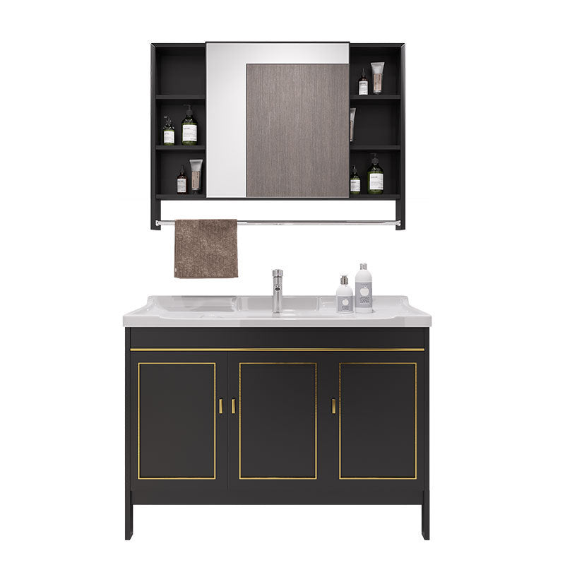 Gorgeous Bath Vanity Wall Mounted Standard Vanity Cabinet with Mirror Cabinet Clearhalo 'Bathroom Remodel & Bathroom Fixtures' 'Bathroom Vanities' 'bathroom_vanities' 'Home Improvement' 'home_improvement' 'home_improvement_bathroom_vanities' 6836307