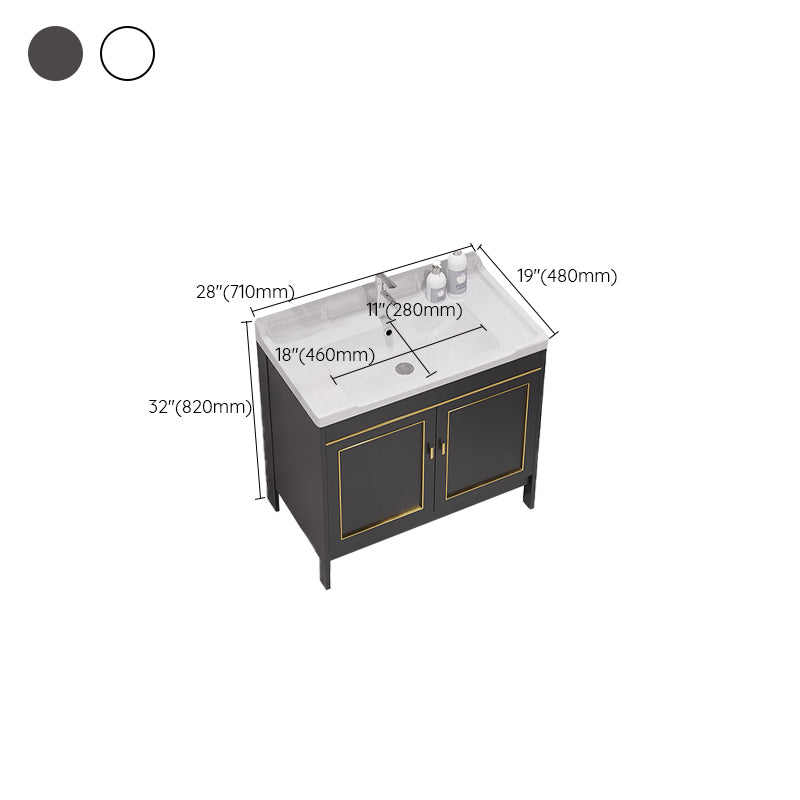 Gorgeous Bath Vanity Wall Mounted Standard Vanity Cabinet with Mirror Cabinet Clearhalo 'Bathroom Remodel & Bathroom Fixtures' 'Bathroom Vanities' 'bathroom_vanities' 'Home Improvement' 'home_improvement' 'home_improvement_bathroom_vanities' 6836325