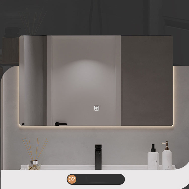 Contemporary Vanity Sink Wall-Mounted Bathroom Vanity Cabinet with Drawers Clearhalo 'Bathroom Remodel & Bathroom Fixtures' 'Bathroom Vanities' 'bathroom_vanities' 'Home Improvement' 'home_improvement' 'home_improvement_bathroom_vanities' 6836477