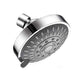 Modern Standard 5 Setting Shower Head Round Metal Adjustable Spray Pattern Showerhead Clearhalo 'Bathroom Remodel & Bathroom Fixtures' 'Home Improvement' 'home_improvement' 'home_improvement_shower_heads' 'Shower Heads' 'shower_heads' 'Showers & Bathtubs Plumbing' 'Showers & Bathtubs' 6836610