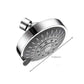 Modern Standard 5 Setting Shower Head Round Metal Adjustable Spray Pattern Showerhead Clearhalo 'Bathroom Remodel & Bathroom Fixtures' 'Home Improvement' 'home_improvement' 'home_improvement_shower_heads' 'Shower Heads' 'shower_heads' 'Showers & Bathtubs Plumbing' 'Showers & Bathtubs' 6836615