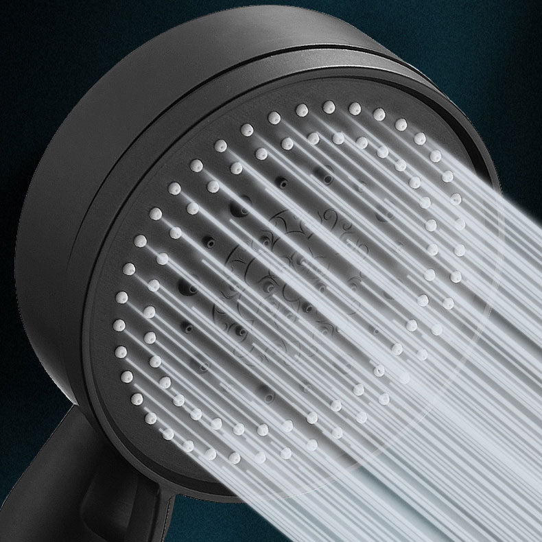 Contemporary Shower Head Combo Handheld Shower Head Plastic Wall-Mount Shower Head Clearhalo 'Bathroom Remodel & Bathroom Fixtures' 'Home Improvement' 'home_improvement' 'home_improvement_shower_heads' 'Shower Heads' 'shower_heads' 'Showers & Bathtubs Plumbing' 'Showers & Bathtubs' 6836626