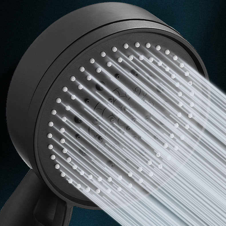 Contemporary Shower Head Combo Handheld Shower Head Plastic Wall-Mount Shower Head Clearhalo 'Bathroom Remodel & Bathroom Fixtures' 'Home Improvement' 'home_improvement' 'home_improvement_shower_heads' 'Shower Heads' 'shower_heads' 'Showers & Bathtubs Plumbing' 'Showers & Bathtubs' 6836626