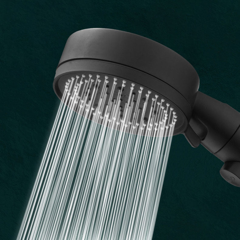 Contemporary Shower Head Combo Handheld Shower Head Plastic Wall-Mount Shower Head Clearhalo 'Bathroom Remodel & Bathroom Fixtures' 'Home Improvement' 'home_improvement' 'home_improvement_shower_heads' 'Shower Heads' 'shower_heads' 'Showers & Bathtubs Plumbing' 'Showers & Bathtubs' 6836627