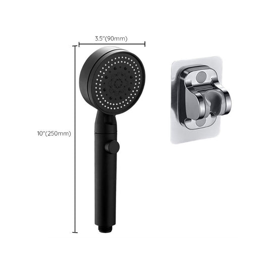 Contemporary Shower Head Combo Handheld Shower Head Plastic Wall-Mount Shower Head Clearhalo 'Bathroom Remodel & Bathroom Fixtures' 'Home Improvement' 'home_improvement' 'home_improvement_shower_heads' 'Shower Heads' 'shower_heads' 'Showers & Bathtubs Plumbing' 'Showers & Bathtubs' 6836635