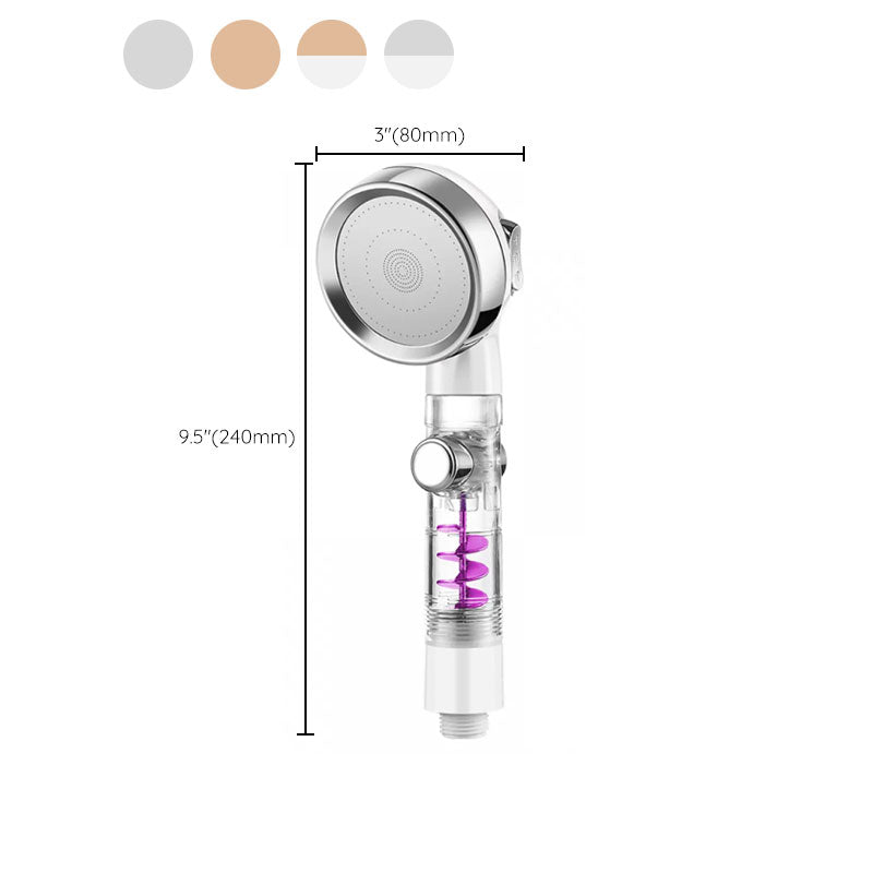 Contemporary Shower Combo Handheld Shower Head Plastic Wall-Mount Shower Head Combo Clearhalo 'Bathroom Remodel & Bathroom Fixtures' 'Home Improvement' 'home_improvement' 'home_improvement_shower_heads' 'Shower Heads' 'shower_heads' 'Showers & Bathtubs Plumbing' 'Showers & Bathtubs' 6836678