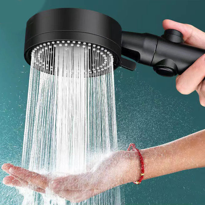 Contemporary Shower Head Combo Handheld Shower Head Plastic Wall-Mount Round Shower Head Clearhalo 'Bathroom Remodel & Bathroom Fixtures' 'Home Improvement' 'home_improvement' 'home_improvement_shower_heads' 'Shower Heads' 'shower_heads' 'Showers & Bathtubs Plumbing' 'Showers & Bathtubs' 6836718