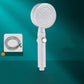 Contemporary Shower Head Combo Handheld Shower Head Plastic Wall-Mount Round Shower Head White Shower Head with Hose Clearhalo 'Bathroom Remodel & Bathroom Fixtures' 'Home Improvement' 'home_improvement' 'home_improvement_shower_heads' 'Shower Heads' 'shower_heads' 'Showers & Bathtubs Plumbing' 'Showers & Bathtubs' 6836721