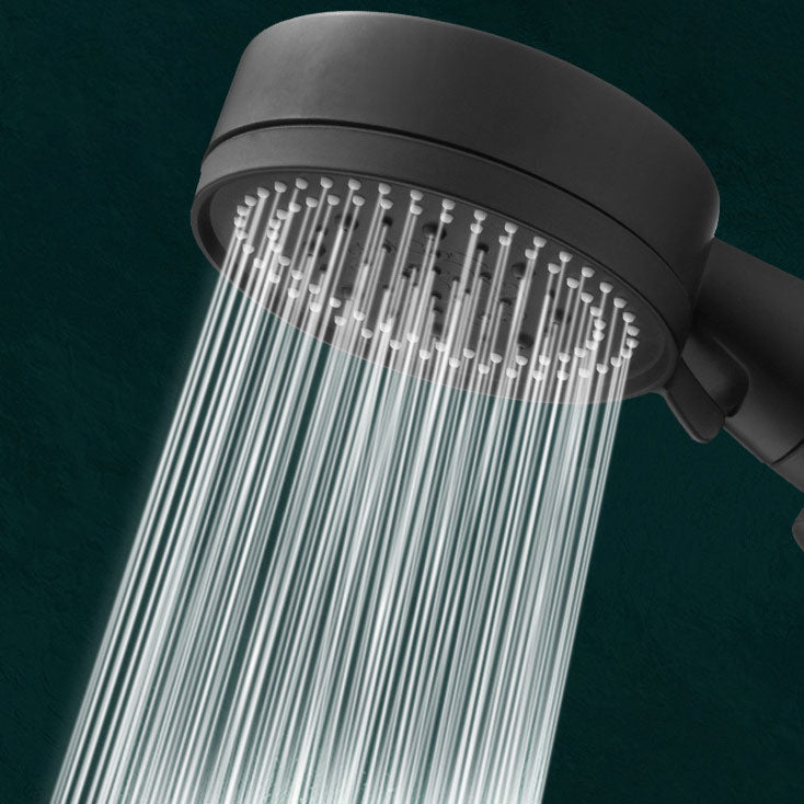 Contemporary Shower Head Combo Handheld Shower Head Plastic Wall-Mount Round Shower Head Clearhalo 'Bathroom Remodel & Bathroom Fixtures' 'Home Improvement' 'home_improvement' 'home_improvement_shower_heads' 'Shower Heads' 'shower_heads' 'Showers & Bathtubs Plumbing' 'Showers & Bathtubs' 6836729