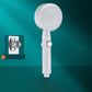 Contemporary Shower Head Combo Handheld Shower Head Plastic Wall-Mount Round Shower Head White Shower Head with Wall Pedestal None Clearhalo 'Bathroom Remodel & Bathroom Fixtures' 'Home Improvement' 'home_improvement' 'home_improvement_shower_heads' 'Shower Heads' 'shower_heads' 'Showers & Bathtubs Plumbing' 'Showers & Bathtubs' 6836731