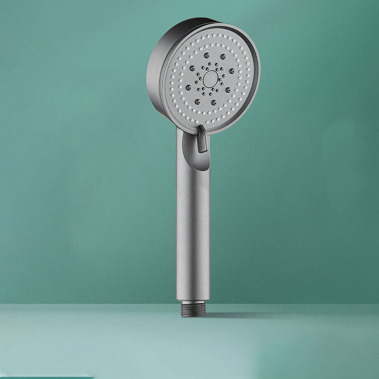Contemporary Shower Head Combo Handheld Shower Head Plastic Wall-Mount Round Shower Head Gun Grey Hand Shower None Clearhalo 'Bathroom Remodel & Bathroom Fixtures' 'Home Improvement' 'home_improvement' 'home_improvement_shower_heads' 'Shower Heads' 'shower_heads' 'Showers & Bathtubs Plumbing' 'Showers & Bathtubs' 6836740