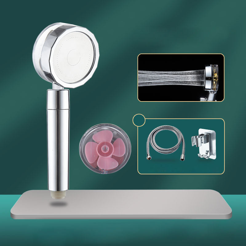 Contemporary Shower Head Combo Handheld Shower Head Plastic Wall-Mount Silver Shower Head Shower Heads & Hose & Wall pedestal Clearhalo 'Bathroom Remodel & Bathroom Fixtures' 'Home Improvement' 'home_improvement' 'home_improvement_shower_heads' 'Shower Heads' 'shower_heads' 'Showers & Bathtubs Plumbing' 'Showers & Bathtubs' 6836758