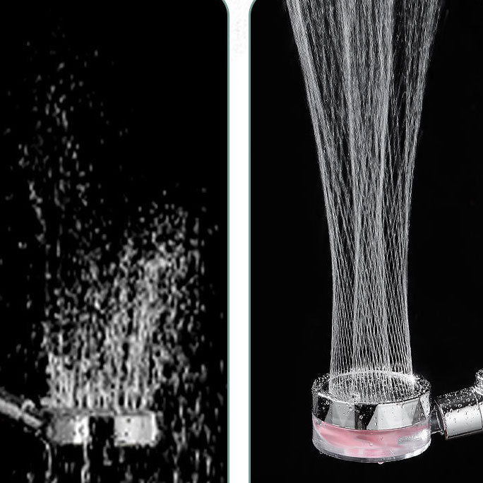 Contemporary Shower Head Combo Handheld Shower Head Plastic Wall-Mount Silver Shower Head Clearhalo 'Bathroom Remodel & Bathroom Fixtures' 'Home Improvement' 'home_improvement' 'home_improvement_shower_heads' 'Shower Heads' 'shower_heads' 'Showers & Bathtubs Plumbing' 'Showers & Bathtubs' 6836765