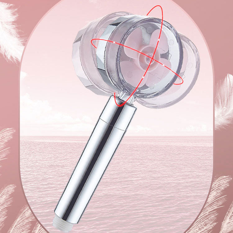 Contemporary Shower Head Combo Handheld Shower Head Plastic Wall-Mount Silver Shower Head Clearhalo 'Bathroom Remodel & Bathroom Fixtures' 'Home Improvement' 'home_improvement' 'home_improvement_shower_heads' 'Shower Heads' 'shower_heads' 'Showers & Bathtubs Plumbing' 'Showers & Bathtubs' 6836766