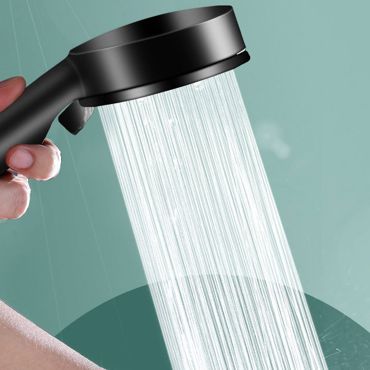 Contemporary Shower Head Combo Handheld Shower Head Plastic Wall-Mount Round Shower Combo Clearhalo 'Bathroom Remodel & Bathroom Fixtures' 'Home Improvement' 'home_improvement' 'home_improvement_shower_heads' 'Shower Heads' 'shower_heads' 'Showers & Bathtubs Plumbing' 'Showers & Bathtubs' 6836791
