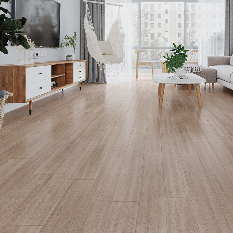Wooden Laminate Floor Water-Resistant Tongue and Groove Llocking Laminate Plank Flooring Beige Clearhalo 'Flooring 'Home Improvement' 'home_improvement' 'home_improvement_laminate_flooring' 'Laminate Flooring' 'laminate_flooring' Walls and Ceiling' 6837175