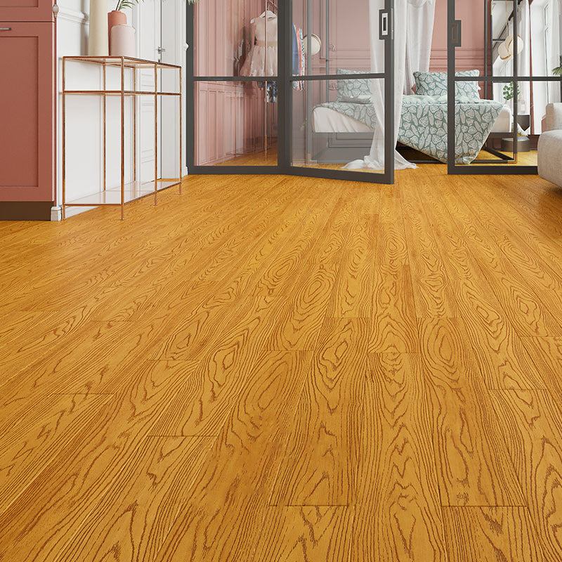 Wooden Laminate Floor Water-Resistant Tongue and Groove Llocking Laminate Plank Flooring Brown Yellow Clearhalo 'Flooring 'Home Improvement' 'home_improvement' 'home_improvement_laminate_flooring' 'Laminate Flooring' 'laminate_flooring' Walls and Ceiling' 6837190