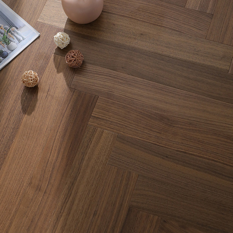 Slip Resistant Laminate Floor Click Lock Wood Laminate Plank Flooring Dark Brown Clearhalo 'Flooring 'Home Improvement' 'home_improvement' 'home_improvement_laminate_flooring' 'Laminate Flooring' 'laminate_flooring' Walls and Ceiling' 6837265