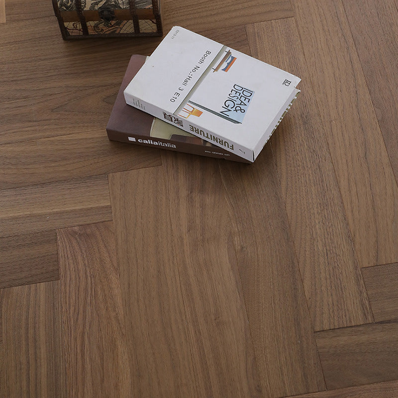Slip Resistant Laminate Floor Click Lock Wood Laminate Plank Flooring Walnut Clearhalo 'Flooring 'Home Improvement' 'home_improvement' 'home_improvement_laminate_flooring' 'Laminate Flooring' 'laminate_flooring' Walls and Ceiling' 6837273