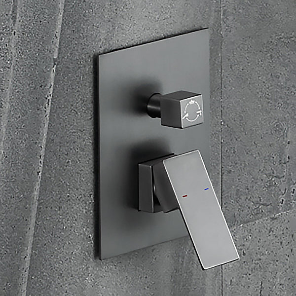 Modern Shower Trim Brass Valve Included Ceiling Mounted Shower System Clearhalo 'Bathroom Remodel & Bathroom Fixtures' 'Home Improvement' 'home_improvement' 'home_improvement_shower_faucets' 'Shower Faucets & Systems' 'shower_faucets' 'Showers & Bathtubs Plumbing' 'Showers & Bathtubs' 6841923