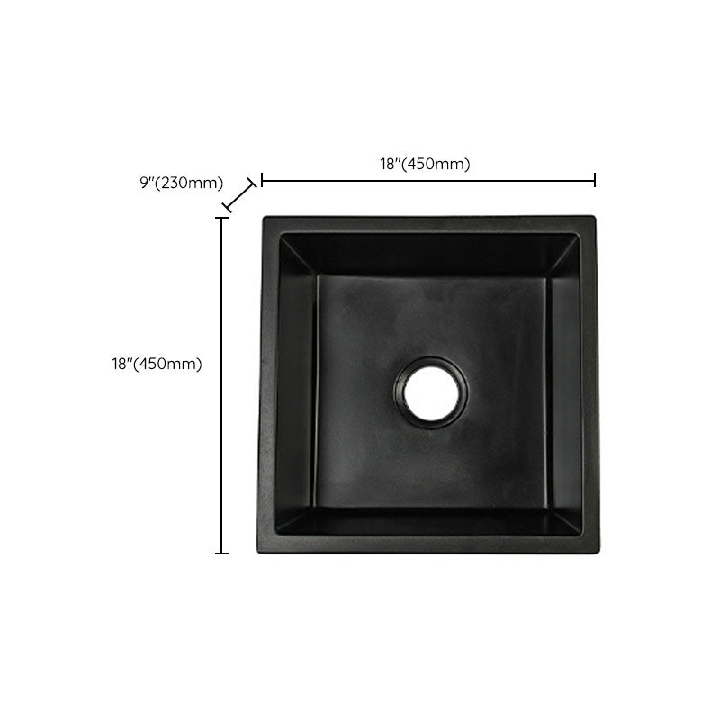 Modern Round Quartz Sink Solid Color Kitchen Sink with Faucet Clearhalo 'Home Improvement' 'home_improvement' 'home_improvement_kitchen_sinks' 'Kitchen Remodel & Kitchen Fixtures' 'Kitchen Sinks & Faucet Components' 'Kitchen Sinks' 'kitchen_sinks' 6842035