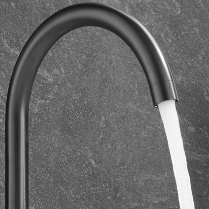 Deck Mounted Copper Roman Tub Faucet Low Arc 3 Handles Roman Tub Faucet Set Clearhalo 'Bathroom Remodel & Bathroom Fixtures' 'Bathtub Faucets' 'bathtub_faucets' 'Home Improvement' 'home_improvement' 'home_improvement_bathtub_faucets' 6842416