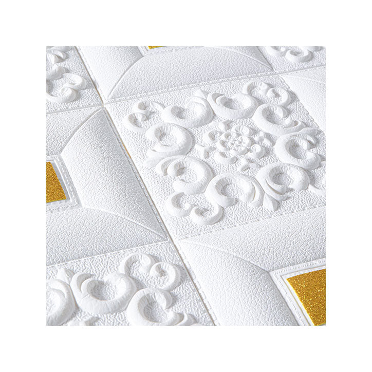 Modern Tin Backsplash Paneling Smooth Wall Ceiling XPE Cotton Set of 1 Clearhalo 'Flooring 'Home Improvement' 'home_improvement' 'home_improvement_wall_paneling' 'Wall Paneling' 'wall_paneling' 'Walls & Ceilings' Walls and Ceiling' 6842589