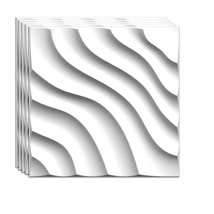 Modern Pearl Wainscoting PVC Wall Access Panel Peel and Stick Wall Tile Set of 40 120-Piece Set Clearhalo 'Flooring 'Home Improvement' 'home_improvement' 'home_improvement_wall_paneling' 'Wall Paneling' 'wall_paneling' 'Walls & Ceilings' Walls and Ceiling' 6842610