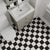 Modern PVC Flooring Peel and Stick Porcelain Tile Look Vinyl Plank Flooring Black White Clearhalo 'Flooring 'Home Improvement' 'home_improvement' 'home_improvement_vinyl_flooring' 'Vinyl Flooring' 'vinyl_flooring' Walls and Ceiling' 6842671