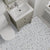 Modern PVC Flooring Peel and Stick Porcelain Tile Look Vinyl Plank Flooring Textured White Clearhalo 'Flooring 'Home Improvement' 'home_improvement' 'home_improvement_vinyl_flooring' 'Vinyl Flooring' 'vinyl_flooring' Walls and Ceiling' 6842674
