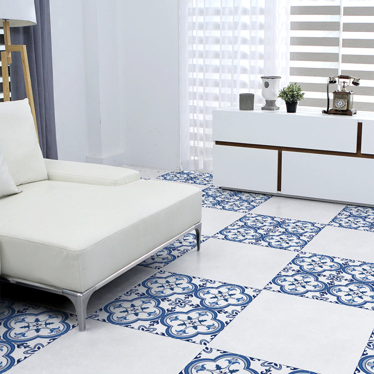 Peel and Stick Vinyl Flooring Porcelain Tile Look Vinyl Flooring Clearhalo 'Flooring 'Home Improvement' 'home_improvement' 'home_improvement_vinyl_flooring' 'Vinyl Flooring' 'vinyl_flooring' Walls and Ceiling' 6842717