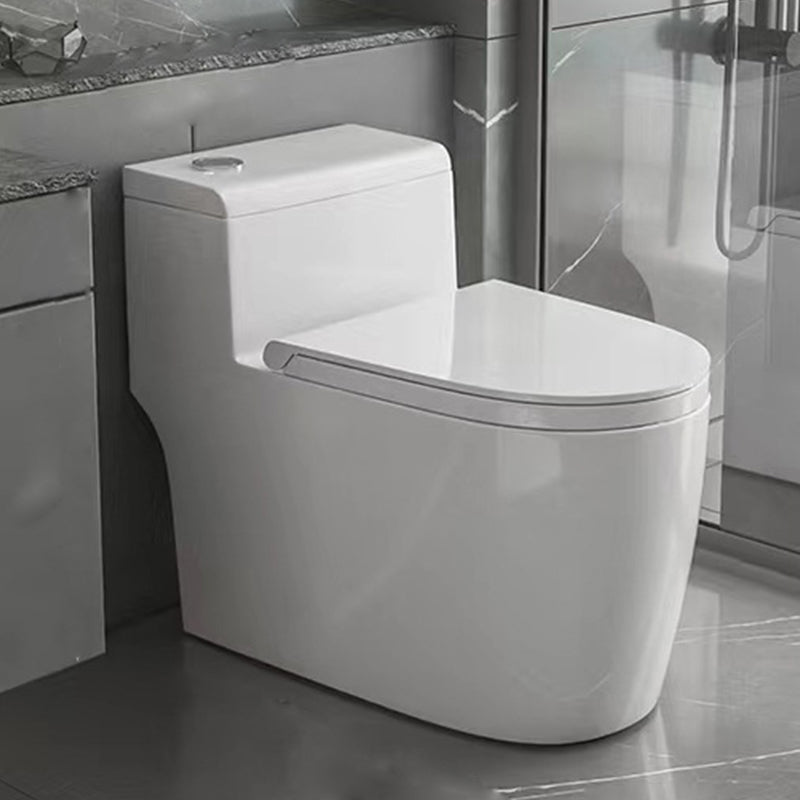 Modern 1-Piece Flush Toilet Floor Mount Urine Toilet for Bathroom 16"L x 28"W x 24"H White 16" Clearhalo 'Bathroom Remodel & Bathroom Fixtures' 'Home Improvement' 'home_improvement' 'home_improvement_toilets' 'Toilets & Bidets' 'Toilets' 6842877