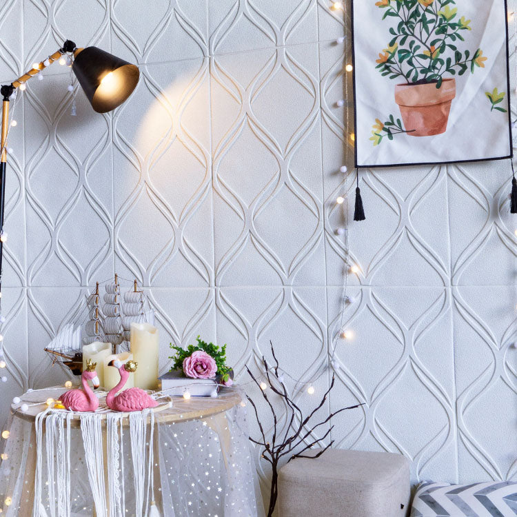 Modern Wall Paneling 3D Print Wall Interior Wall Panels Set of 40 Clearhalo 'Flooring 'Home Improvement' 'home_improvement' 'home_improvement_wall_paneling' 'Wall Paneling' 'wall_paneling' 'Walls & Ceilings' Walls and Ceiling' 6842959