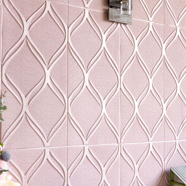 Modern Wall Paneling 3D Print Wall Interior Wall Panels Set of 40 Rose Gold 200-Piece Set Clearhalo 'Flooring 'Home Improvement' 'home_improvement' 'home_improvement_wall_paneling' 'Wall Paneling' 'wall_paneling' 'Walls & Ceilings' Walls and Ceiling' 6842966