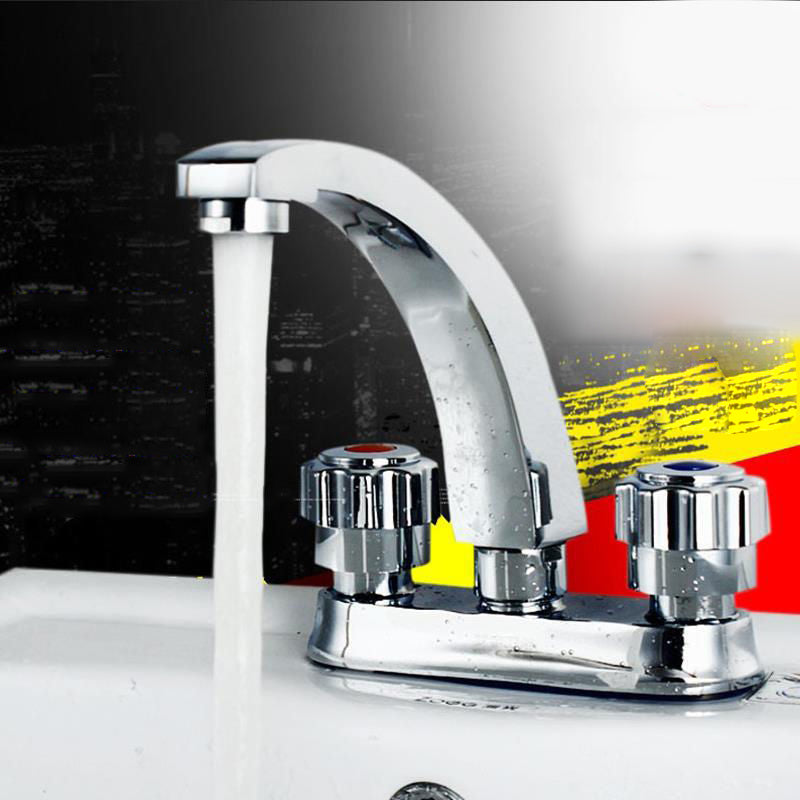 Modern Style Vessel Faucet Copper Knob Handle Low Arc Vessel Faucet 6.3" Supply Lines Not Included Clearhalo 'Bathroom Remodel & Bathroom Fixtures' 'Bathroom Sink Faucets' 'Bathroom Sinks & Faucet Components' 'bathroom_sink_faucets' 'Home Improvement' 'home_improvement' 'home_improvement_bathroom_sink_faucets' 6848733