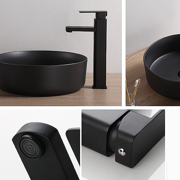Glam Style Faucet Single Lever Handle Vessel Sink Faucet for Bathroom Clearhalo 'Bathroom Remodel & Bathroom Fixtures' 'Bathroom Sink Faucets' 'Bathroom Sinks & Faucet Components' 'bathroom_sink_faucets' 'Home Improvement' 'home_improvement' 'home_improvement_bathroom_sink_faucets' 6848848