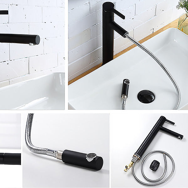 Glam Style Faucet Single Lever Handle Vessel Sink Faucet for Bathroom Clearhalo 'Bathroom Remodel & Bathroom Fixtures' 'Bathroom Sink Faucets' 'Bathroom Sinks & Faucet Components' 'bathroom_sink_faucets' 'Home Improvement' 'home_improvement' 'home_improvement_bathroom_sink_faucets' 6848863