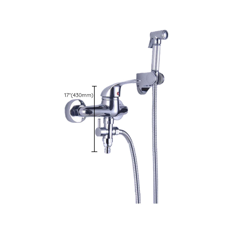 Industrial Kitchen Faucet Lever Handle Wall Mounted High Arc Faucet Clearhalo 'Home Improvement' 'home_improvement' 'home_improvement_kitchen_faucets' 'Kitchen Faucets' 'Kitchen Remodel & Kitchen Fixtures' 'Kitchen Sinks & Faucet Components' 'kitchen_faucets' 6848897